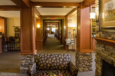 View down to Eastern Lobby