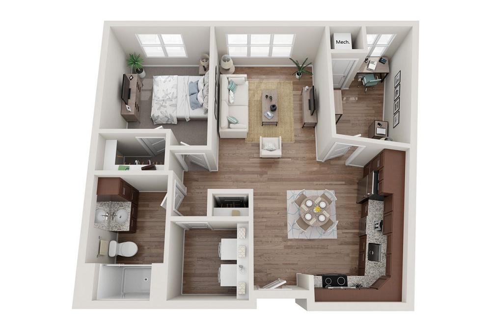1 Bedroom + Den