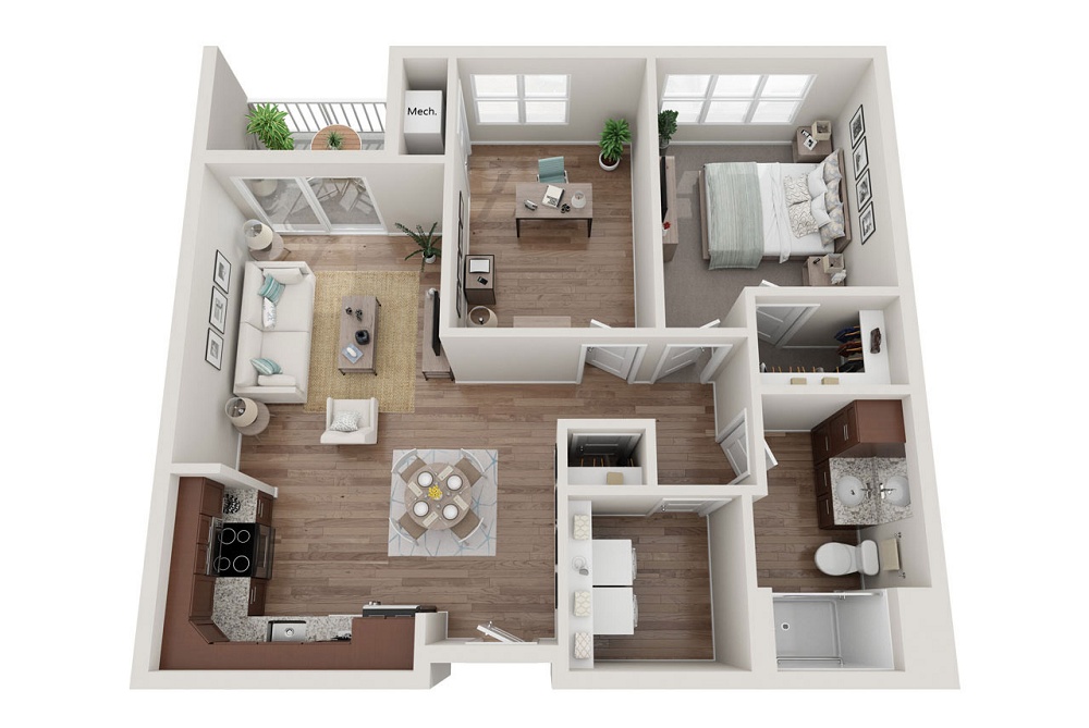 1 Bedroom + Den