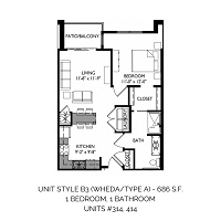 Unit Style B3 (WHEDA/TYPA A)
