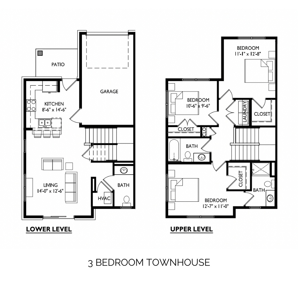 3 Bedroom Townhouse