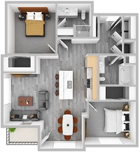 2 Bedroom / 2 Bath