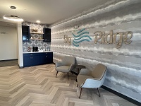 Sky Ridge Senior Apartments - Coffee Bar & Seating Area